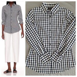 Tailored-Fit Gingham Shirt NWOT (Banana Republic)